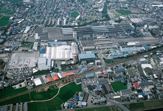 Aerial view of the Mishima Plant