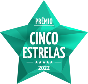 Logó Prémio Cinco Estrelas 2022