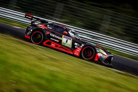 The #6 Mercedes-AMG GT3 of Team ADVAN×HRT that took second place in the qualifier