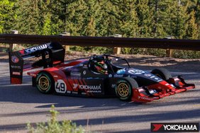 ADVAN equipped vehicle that won the overall championship at the 2023 Pikes Peak International Hill Climb