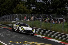 The winning #9 Mercedes-AMG GT3 of Team ADVAN×HRT