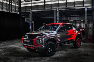 [Translate to Spanish:] Mitsubishi Triton Rally Car *The above photo is used with the permission of Mitsubishi Motors Corporation. Reprint or other usage of this image without prior permission from Mitsubishi Motors Corporation is strictly prohibited.