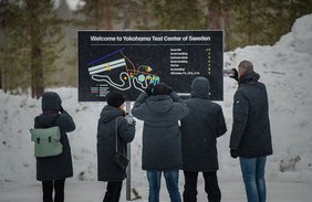 Participants at the YOKOHAMA Test Centre of Sweden