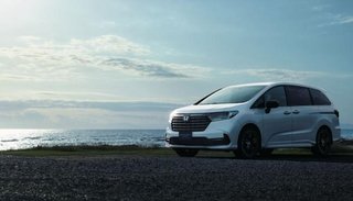 Hondas neuer Odyssey * Das obige Foto wird mit Genehmigung von Honda Motor Co., Ltd. verwendet. Nachdruck oder sonstige Verwendung dieses Bildes ohne vorherige Genehmigung von Honda Motor Co., Ltd. ist strengstens untersagt.