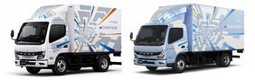 Neuer eCanter *Die obigen Fotos werden mit Genehmigung der Mitsubishi Fuso Truck and Bus Corporation verwendet. Nachdruck oder sonstige Verwendung dieser Bilder ohne vorherige Genehmigung von Mitsubishi Fuso ist strengstens untersagt.