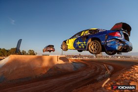 A typical NRX (Nitro Rallycross) scene
