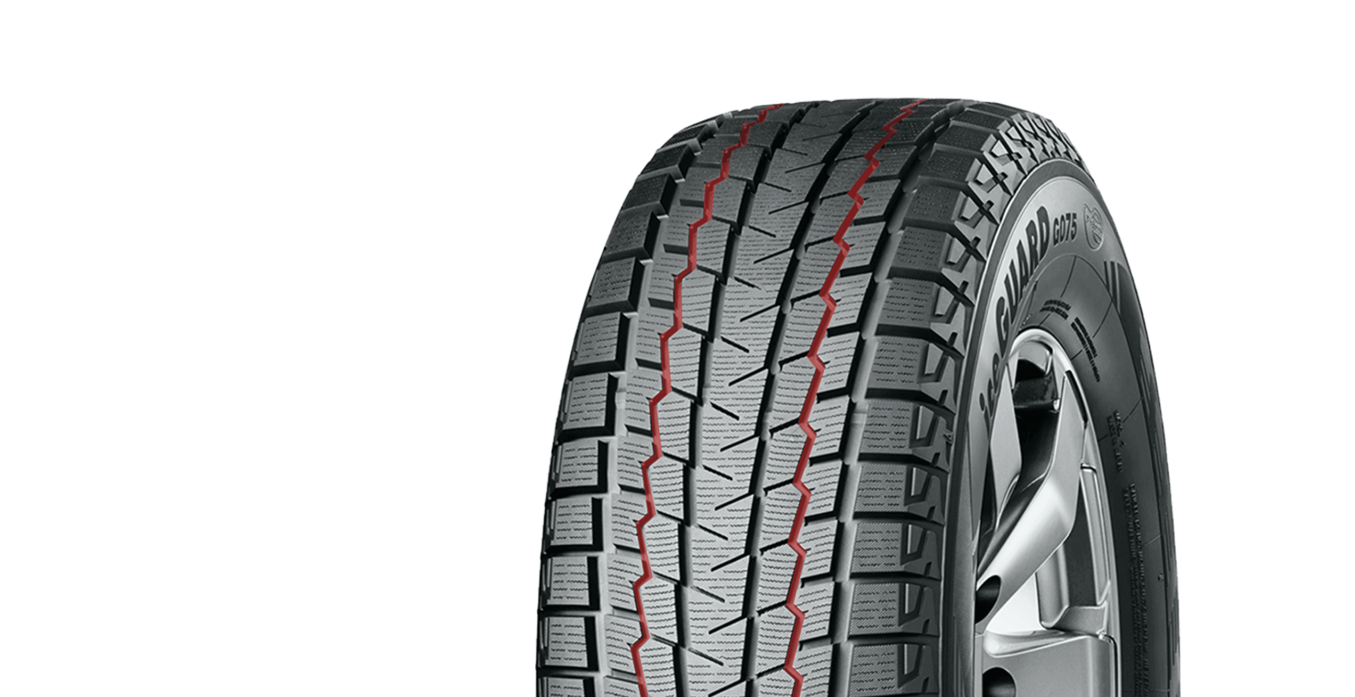 ZIG-ZAG SHAPED  ADDITIONAL GROOVES