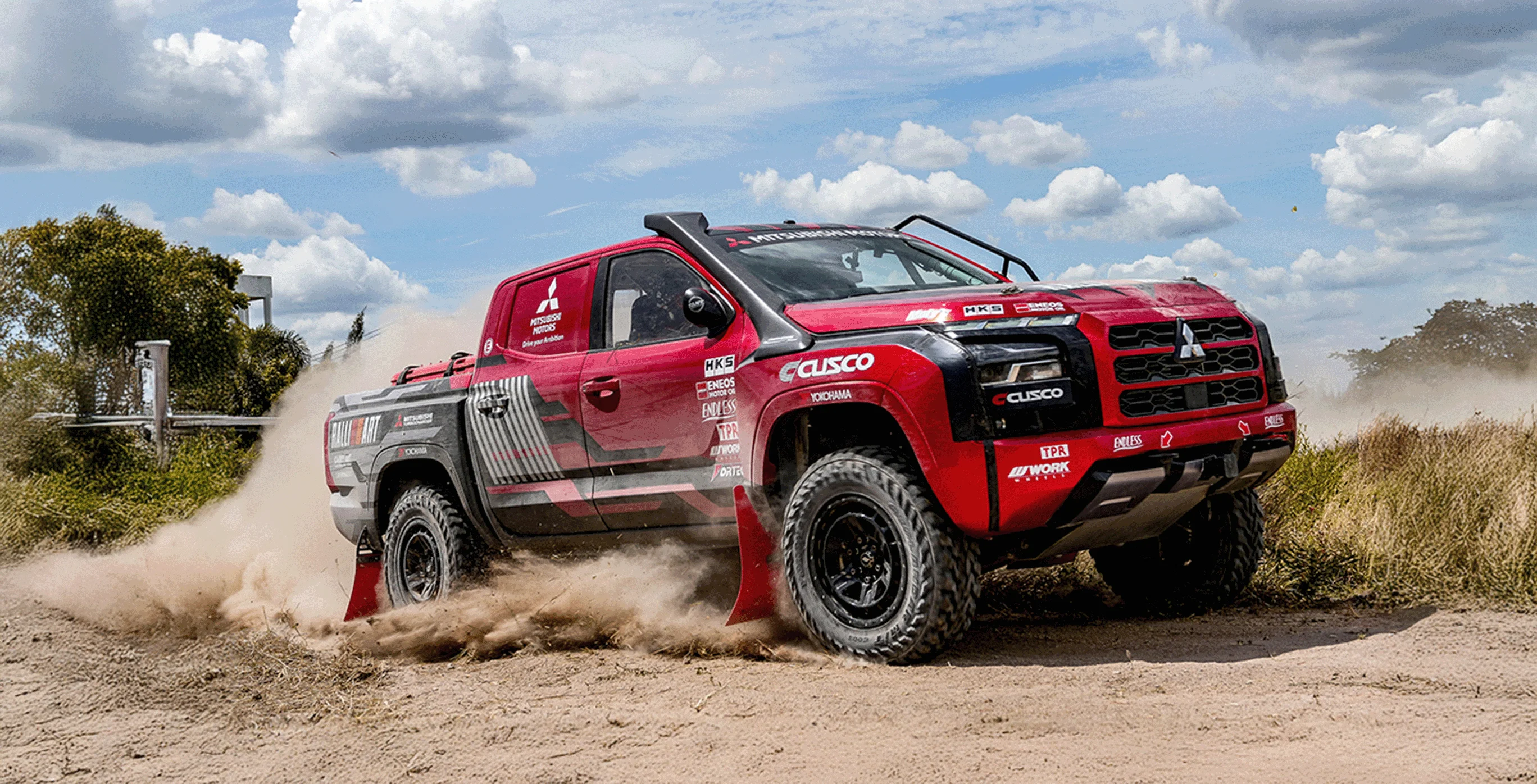 YOKOHAMA to supply GEOLANDAR tyres to Team Mitsubishi Ralliart in the Asia Cross Country Rally